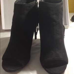 Cato Black fringe Booties